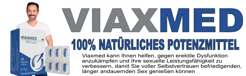 Viaxmed - 100% natürliches Potenzmittel für Männer ab 50.